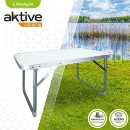 Aktive|Mesa Dobrável Aktive Branco 60 x 40 x 40 cm (4 Unidades)