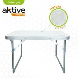 Aktive|Mesa Dobrável Aktive Branco 60 x 40 x 40 cm (4 Unidades)
