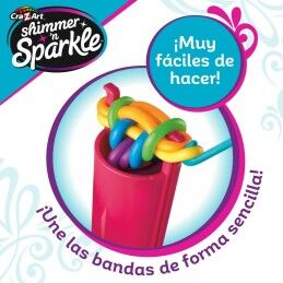 Cra-Z-Art|Kit Criação de Pulseiras Cra-Z-Art Plástico 3,4 x 0,3 x 2,7 cm 4 x 8 x 3,5 cm (4 Unidades)