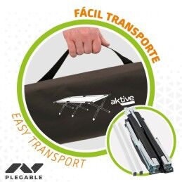 Aktive|Cama de campismo Aktive Preto 190 x 42 x 64 cm Dobrável (2 Unidades)