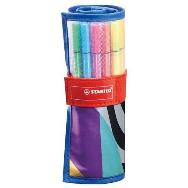 Rotuladores Stabilo Pen 68 Rollerset Multicolor (25 Peças)