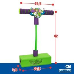 Toy Story|Saltador Pogo Toy Story 3D Verde Infantil (4 Unidades)