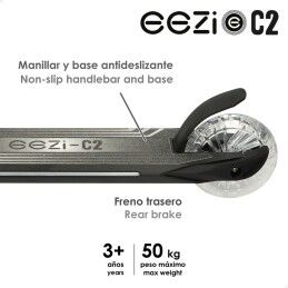 Eezi|Trotinete Eezi Preto 2 Unidades