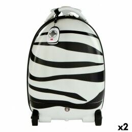 BlackFit8|Mochila Escolar com Rodas Evolution BlackFit8 M860A Turquesa (32 x 42 x 15 cm)