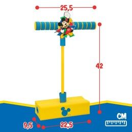 Mickey Mouse|Saltador Pogo Mickey Mouse 3D Amarelo Infantil (4 Unidades)