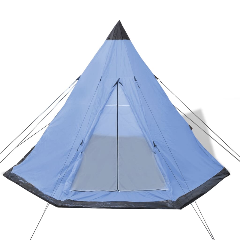 vidaXL Tenda para 4 pessoas, azul