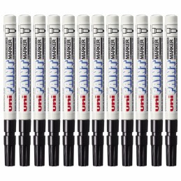 Rotulador permanente Uni-Ball Paint PX-21L Preto 12 Peças