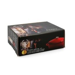 Bidasoa|Caçarola com Tampa Bidasoa Fierro Vermelho 4,3 L 30 x 23 cm (2 Unidades)