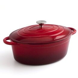 Bidasoa|Caçarola com Tampa Bidasoa Fierro Vermelho 4,3 L 30 x 23 cm (2 Unidades)