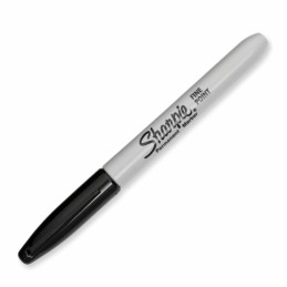 Rotulador permanente Sharpie Fine Permanente Preto 24 Peças