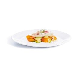 Arcoroc|Tabuleiro Arcoroc Branco Vidro (6 uds) ( Ø 29 cm)