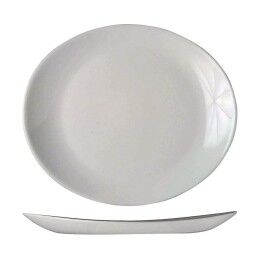 Arcoroc|Prato de Jantar Arcoroc Restaurant 30 x 26 cm Branco Vidro (6 Unidades)