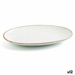 Ariane|bandeja de aperitivos Ariane Porous 28 x 14 cm Cerâmica Bege (6 Unidades)