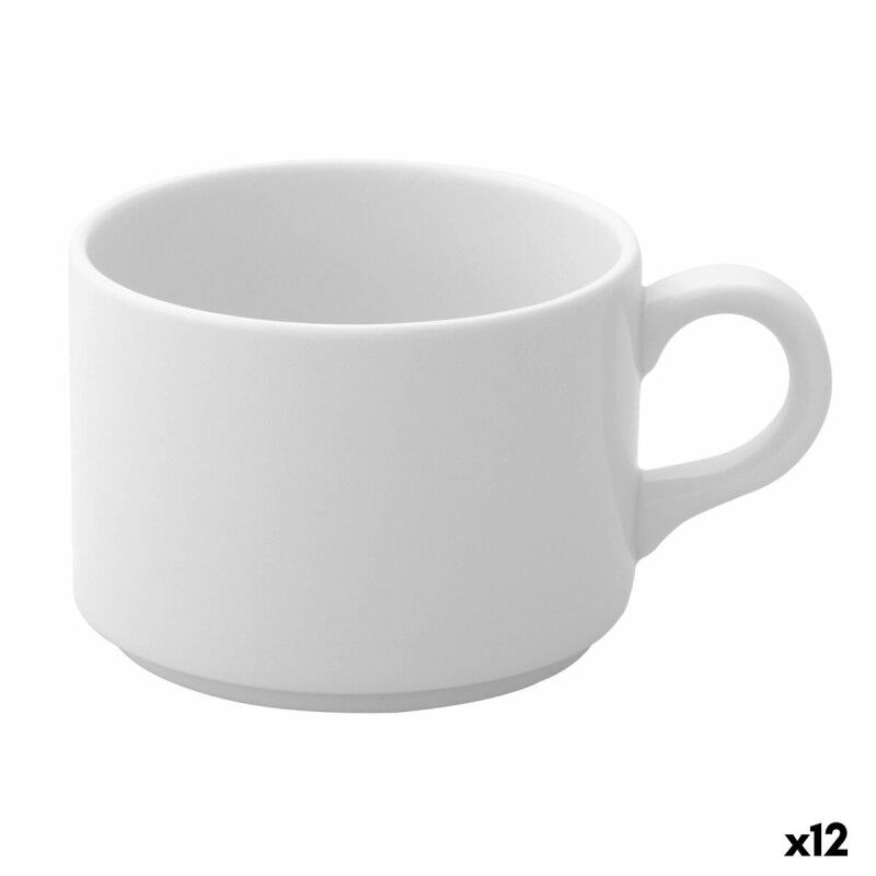 Ariane|Chávena para café e chá Ariane Prime Branco 230 ml (12 Unidades) Ariane|Chávena para café e chá Ariane Prime Branco 230 ml (12 Unidades)