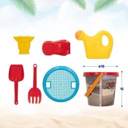 Cars|Conjunto de brinquedos de praia Cars Polipropileno (12 Unidades)