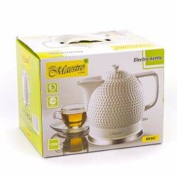Feel Maestro|Chaleira Feel Maestro MR-067 Branco Cerâmico 1200 W 1,2 L