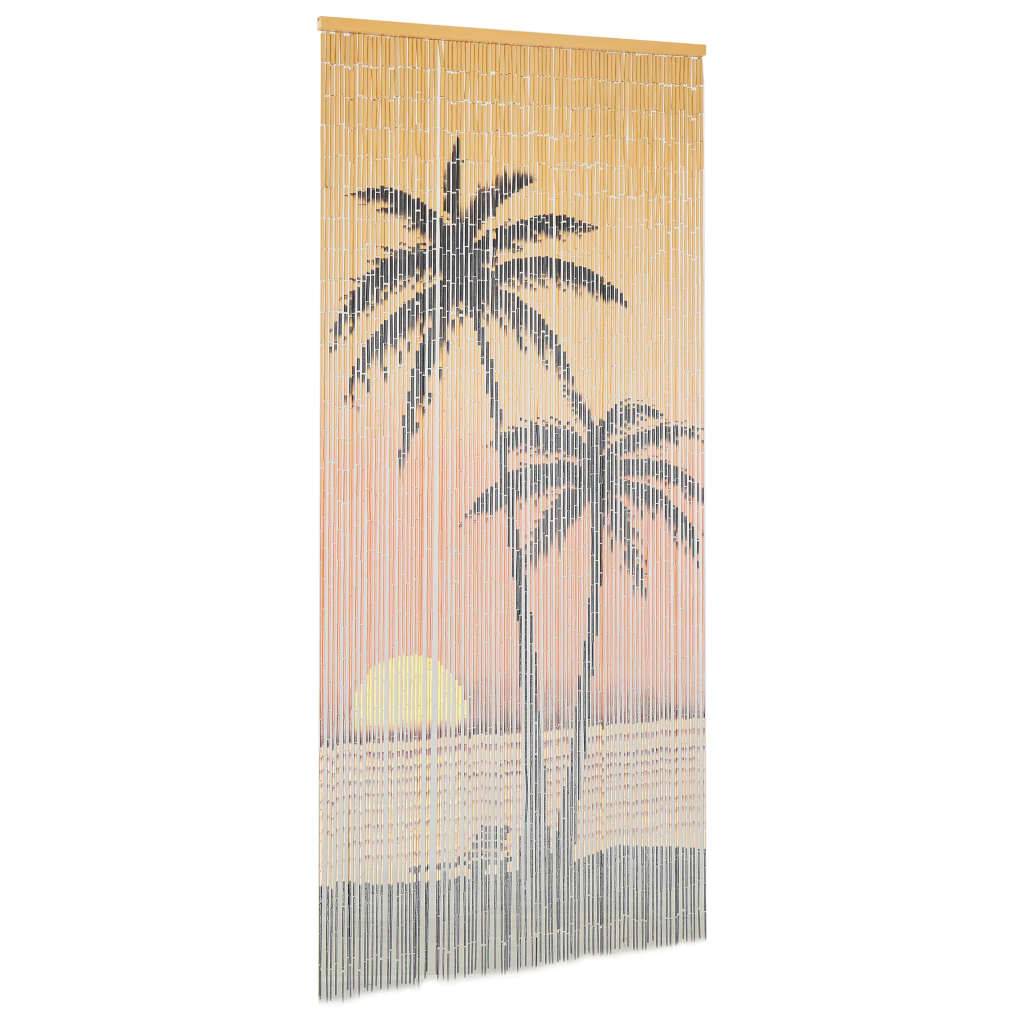 vidaXL Cortina mosquiteira em bambu 90x200 cm