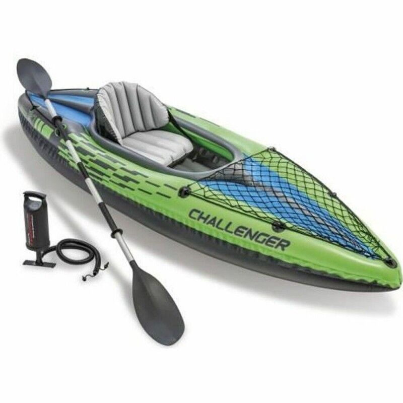 Intex|Canoa Insuflável Intex Challenger K1 Verde Insuflável 274 x 33 x 76 cm Intex|Canoa Insuflável Intex Challenger K1 Verde Insuflável 274 x 33 x 76 cm