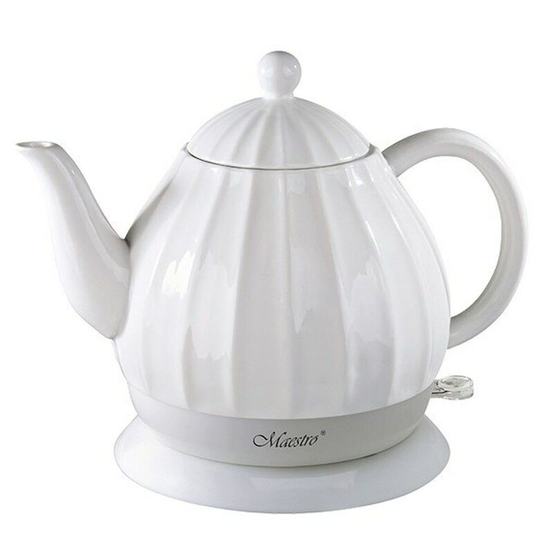 Feel Maestro|Fervedor de Água e Chaleira Elétrica Feel Maestro MR-070 Branco Cerâmico 1200 W 1,2 L