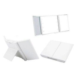 Berilo|Espelho de Bolso Berilo YXL2150-CC01 Branco ABS 1,5 x 9,5 x 11,5 cm Leve LED (12 Unidades)
