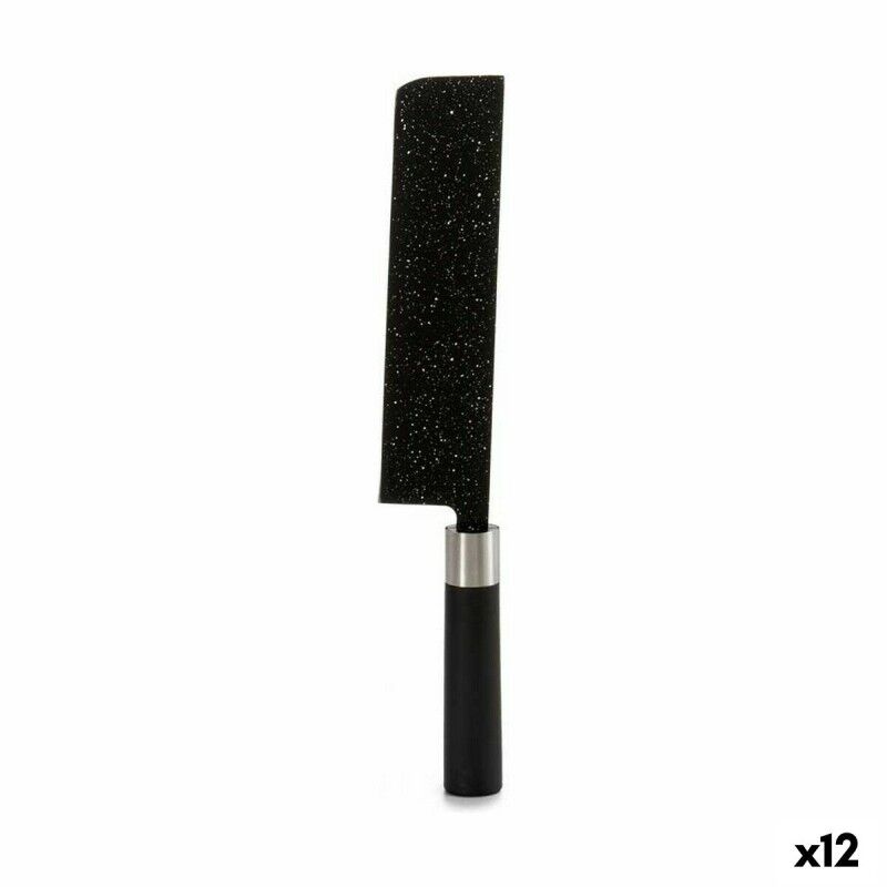 Kinvara|Cutelo de Cozinha Kinvara KT11-5604M08 Preto Aço inoxidável Plástico 5,3 x 33 x 2,3 cm Mármore (12 Unidades) Kinvara|Cutelo de Cozinha Kinvara KT11-5604M08 Preto Aço inoxidável Plástico 5,3 x 33 x 2,3 cm Mármore (12 Unidades)