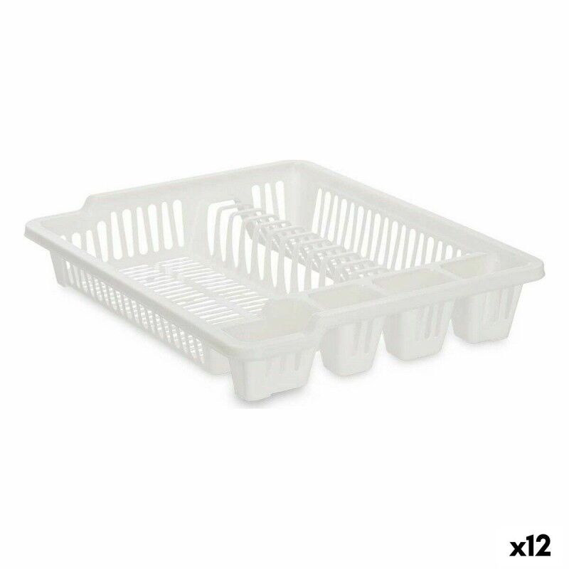 Kinvara|Escorredor de Louça Kinvara 2601405-2 Branco 46 x 8 x 37,5 cm (12 Unidades) Kinvara|Escorredor de Louça Kinvara 2601405-2 Branco 46 x 8 x 37,5 cm (12 Unidades)