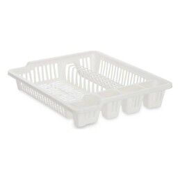 Kinvara|Escorredor de Louça Kinvara 2601405-2 Branco 46 x 8 x 37,5 cm (12 Unidades)