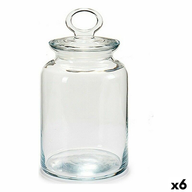 Pasabahce|Frasco Pasabahce Kitchen Transparente 1,5 L (6 Unidades) Pasabahce|Frasco Pasabahce Kitchen Transparente 1,5 L (6 Unidades)