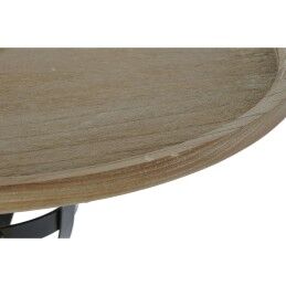 DKD Home Decor|Mesa de apoio DKD Home Decor Abeto Preto Metal 60 x 60 x 63,5 cm