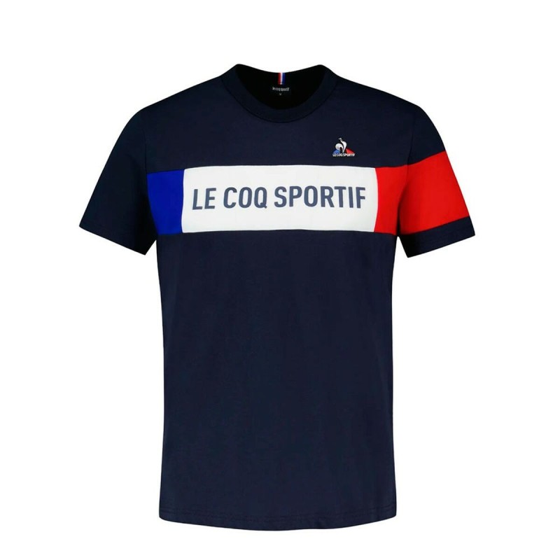 Camisola de Manga Curta Homem TRI TEE SS Nº1 M SKY CAPTAIN Le coq sportif 2310010 Azul Marinho