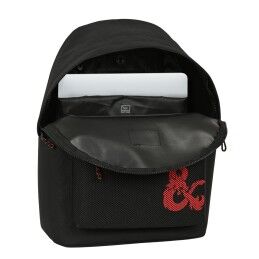 Dungeons & Dragons|Mochila Escolar Dungeons & Dragons   31 x 41 x 16 cm Preto