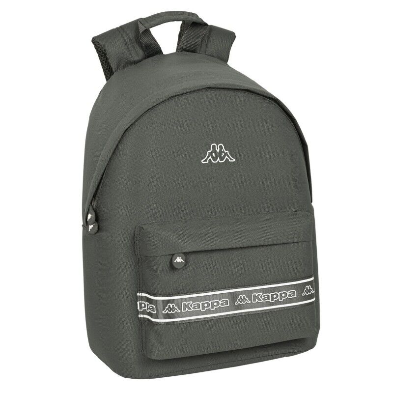 Kappa|Mochila Escolar Kappa 31 x 41 x 16 cm Cinzento Kappa|Mochila Escolar Kappa 31 x 41 x 16 cm Cinzento