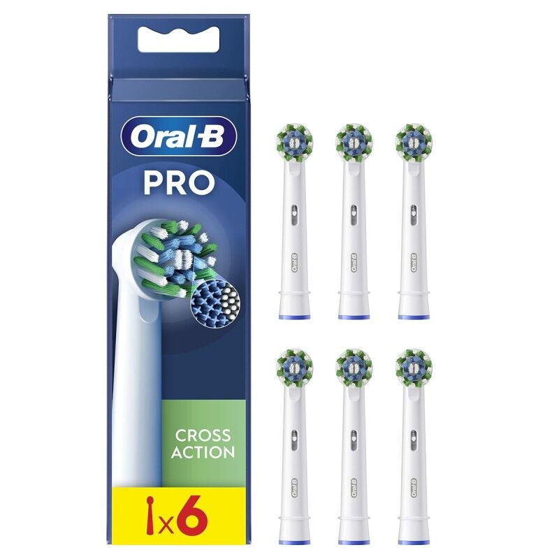 Oral-B|Cabeça de Substituição Oral-B Pro Cross Action 6 Unidades Oral-B|Cabeça de Substituição Oral-B Pro Cross Action 6 Unidades