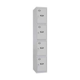 Simon Rack|Bilheteira Simon Rack Metal Cinzento claro 4 compartimentos (180 x 30 x 50 cm)