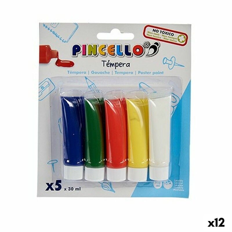 Pincello|Têmperas Pincello Multicolor 30 ml (12 Unidades)