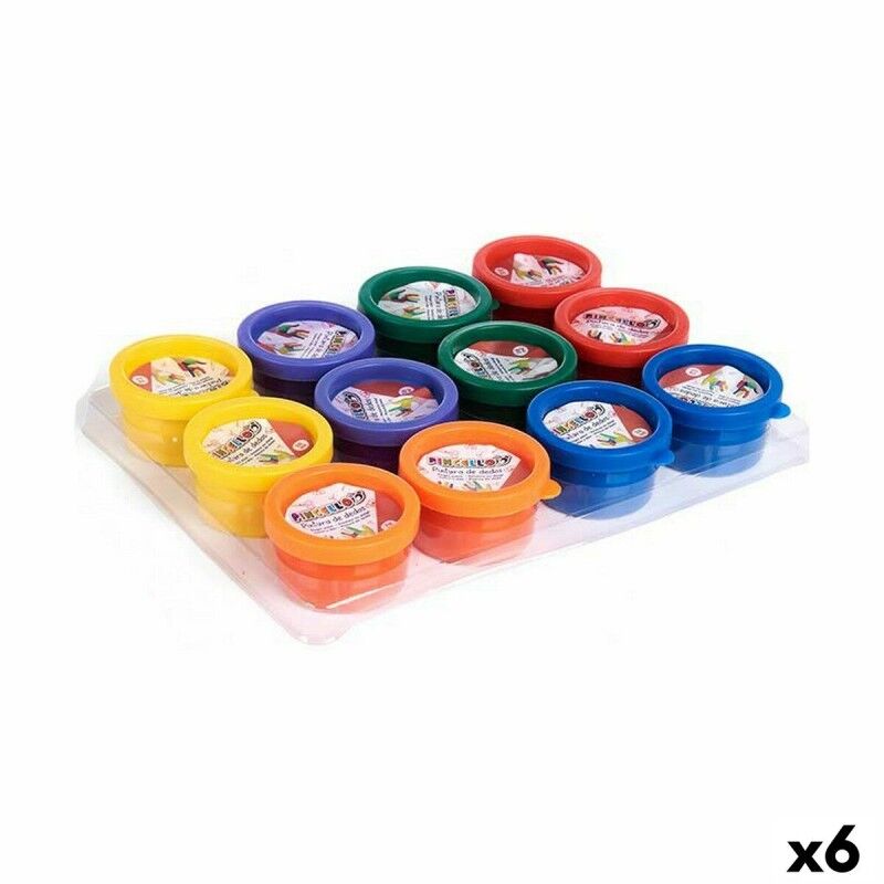 Pincello|Pintura de Dedos Pincello FP2812 Conjunto Multicolor 28 ml (6 Unidades) Pincello|Pintura de Dedos Pincello FP2812 Conjunto Multicolor 28 ml (6 Unidades)