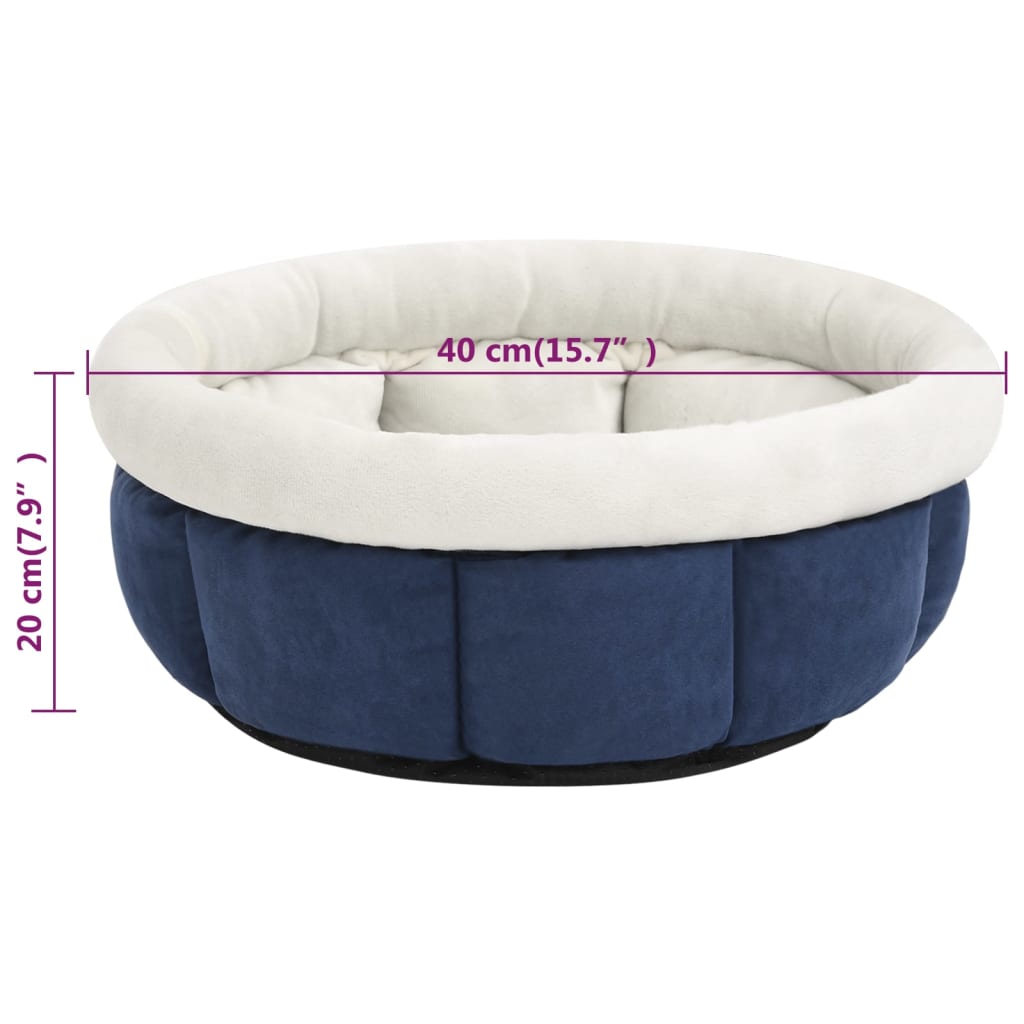 vidaXL Cama para cães 40x40x20 cm azul