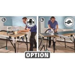 Wolfcraft|Banco de trabalho Wolfcraft Master Cut 2600 118,5 x 76,5 x 86,3 cm