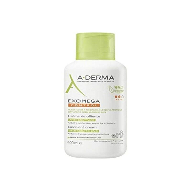 A-Derma|Creme Reparador para Bebés A-Derma Exomega Control 400 ml A-Derma|Creme Reparador para Bebés A-Derma Exomega Control 400 ml