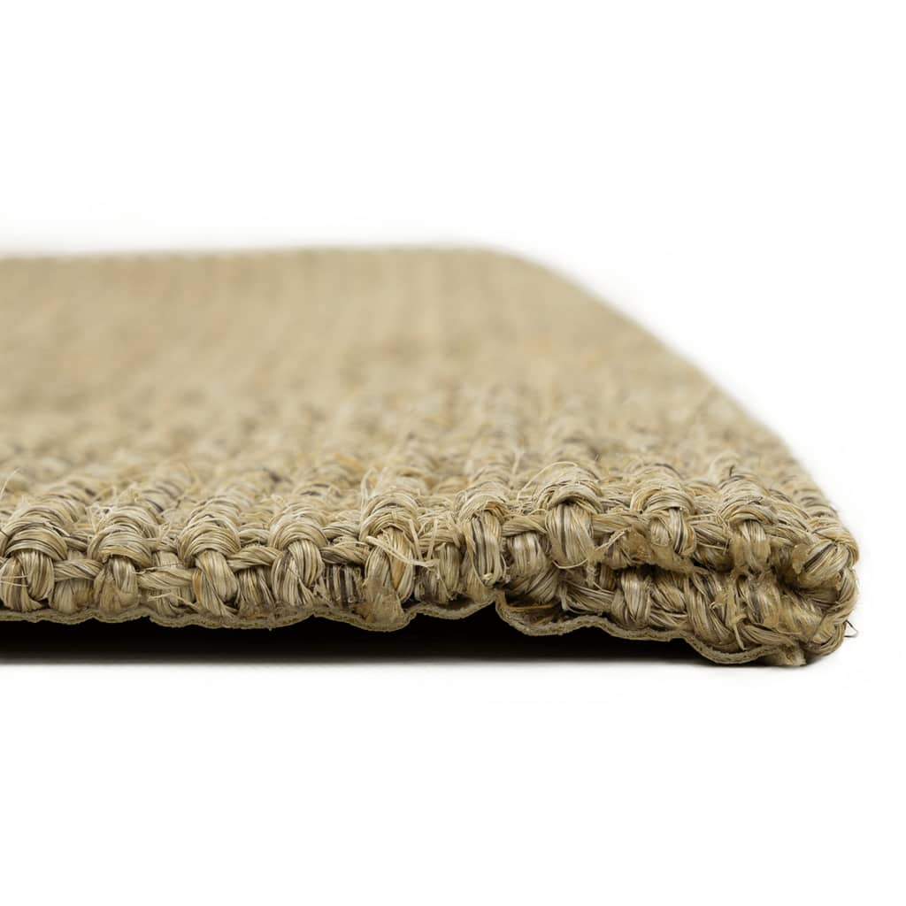 vidaXL Tapete sisal natural 66x200 cm verde