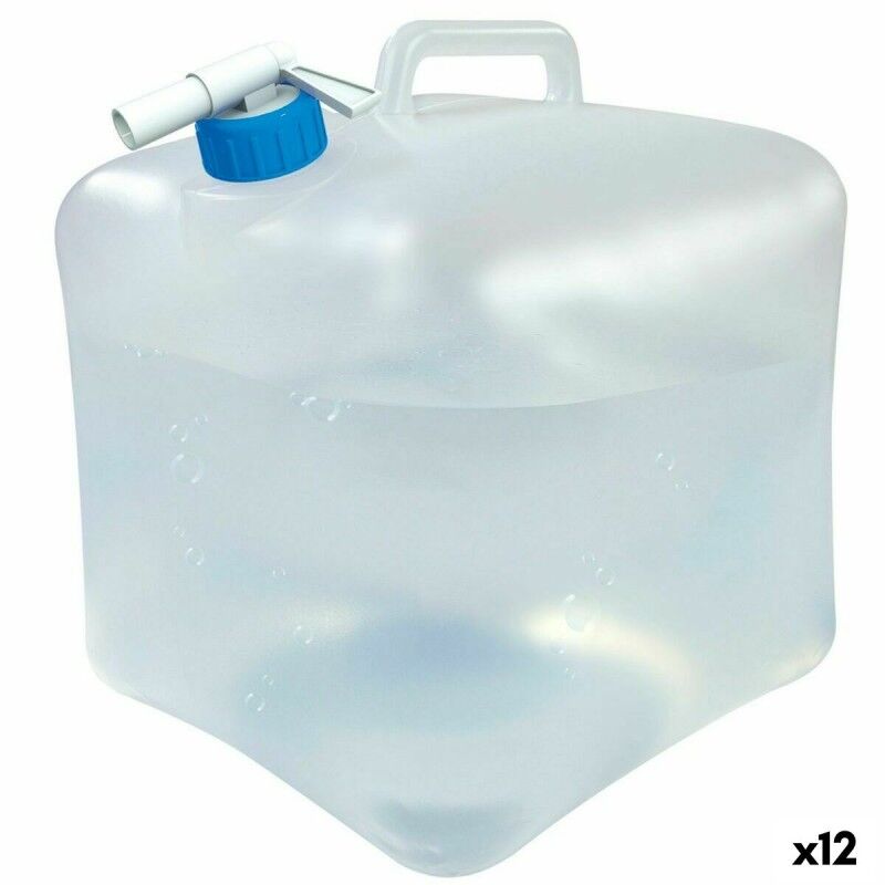 Aktive|Garrafa de água Aktive Polietileno 15 L 24 x 28 x 24 cm (12 Unidades)