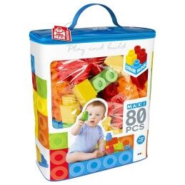 Color Block|Jogo de Construção Color Block Basic Mala 80 Peças (6 Unidades)
