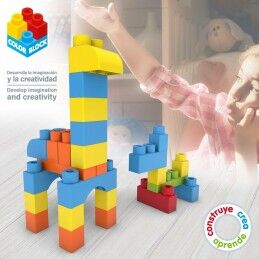 Color Block|Jogo de Construção Color Block Basic Mala 80 Peças (6 Unidades)