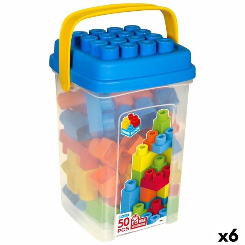 Color Block|Jogo de Construção Color Block Basic Cubo 50 Peças (6 Unidades) Color Block|Jogo de Construção Color Block Basic Cubo 50 Peças (6 Unidades)