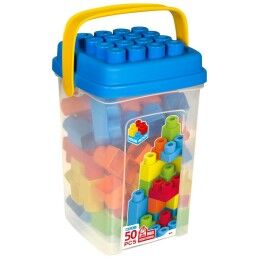Color Block|Jogo de Construção Color Block Basic Cubo 50 Peças (6 Unidades)