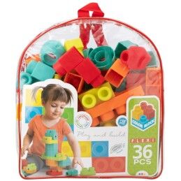 Color Block|Jogo de Construção Color Block Mala 36 Peças (6 Unidades)