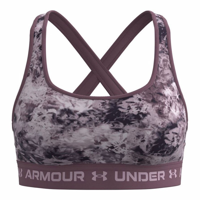 Sutiã Desportivo Under Armour Mid Crossback Castanho