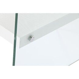 DKD Home Decor|Secretária DKD Home Decor Branco Transparente Cristal Madeira MDF 120 x 50 x 76 cm