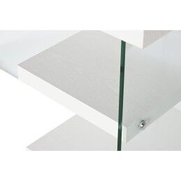 DKD Home Decor|Secretária DKD Home Decor Branco Transparente Cristal Madeira MDF 120 x 50 x 76 cm