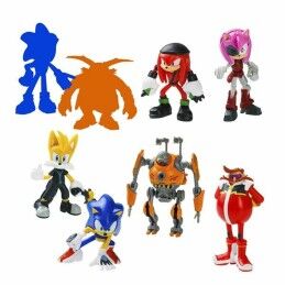 Sonic|Conjunto de Figuras Sonic 8 Unidades 6,5 cm